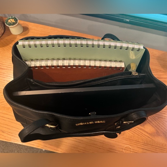 Michael Kors Jet Set Saffiano Leather Tote Bag - Picture 11 of 11